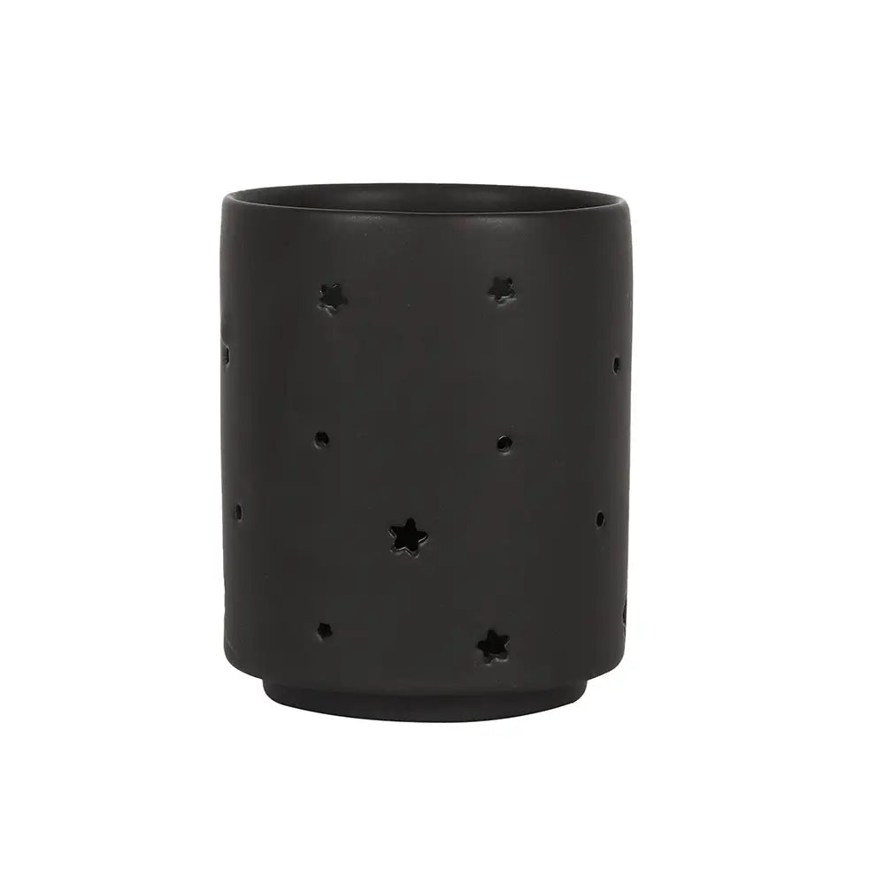 Black Triple Moon Cut Out Tealight Holder