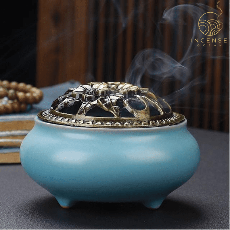 Ceramic Incense Holder - multiple colors