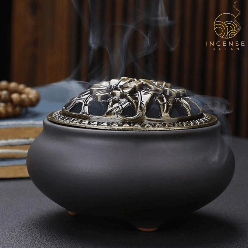 Ceramic Incense Holder - multiple colors
