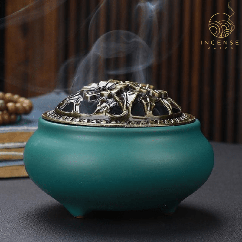 Ceramic Incense Holder - multiple colors