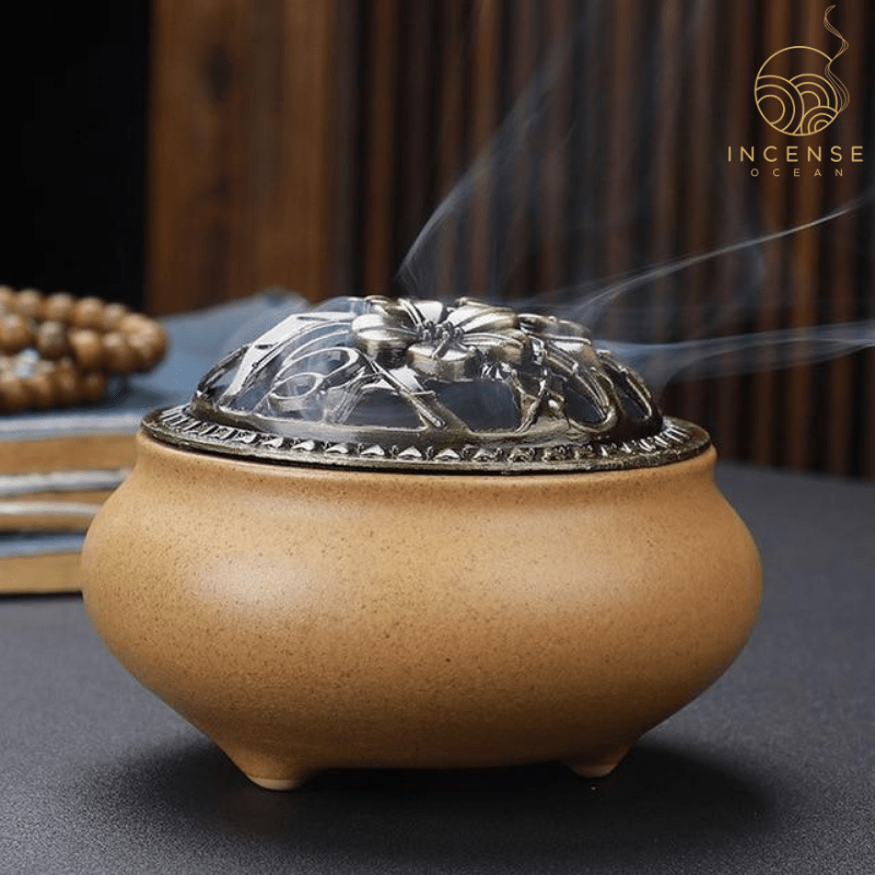 Ceramic Incense Holder - multiple colors
