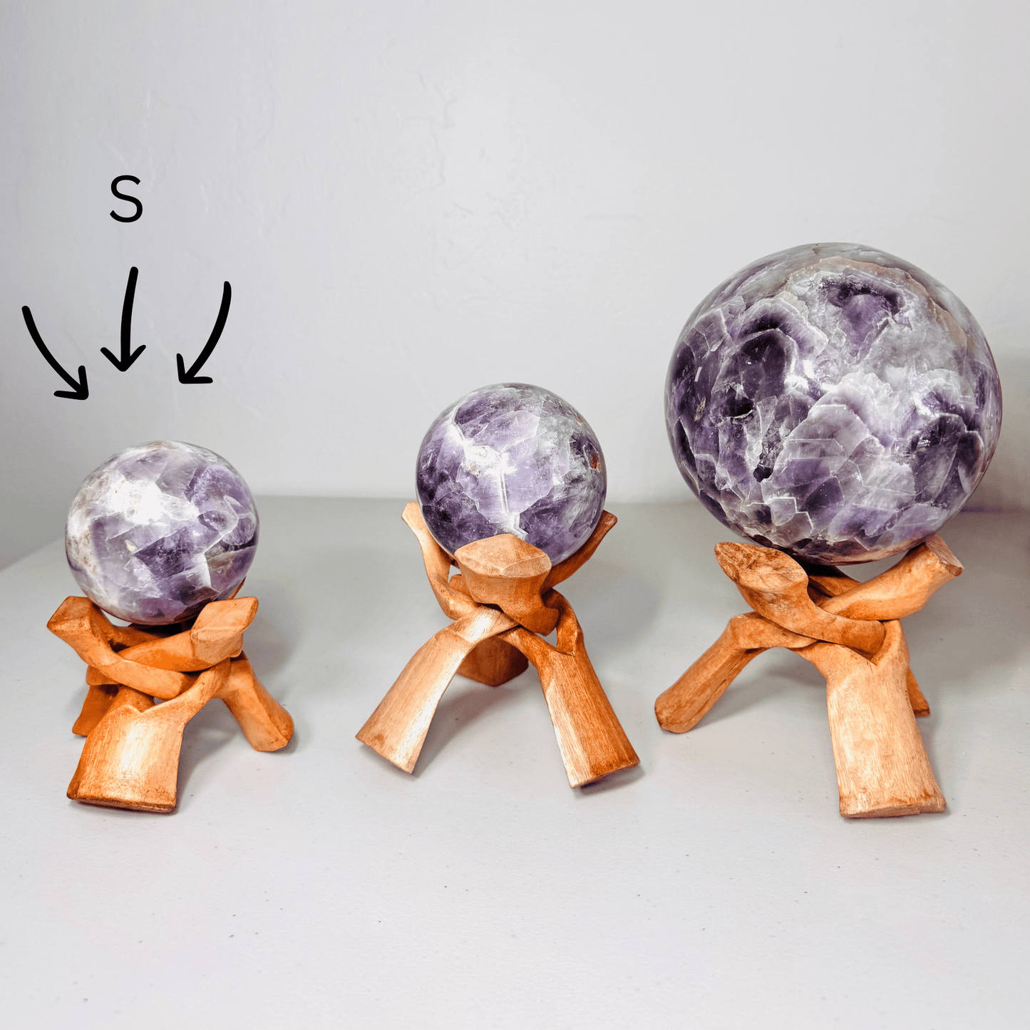 Chevron Amethyst Sphere - 9.2 lbs!!