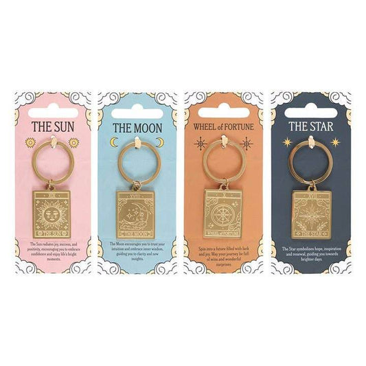 Vintage Tarot Card Keychains