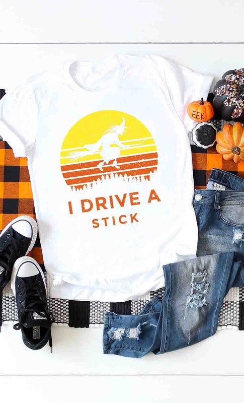 Witch Halloween Graphic Tee T-Shirt