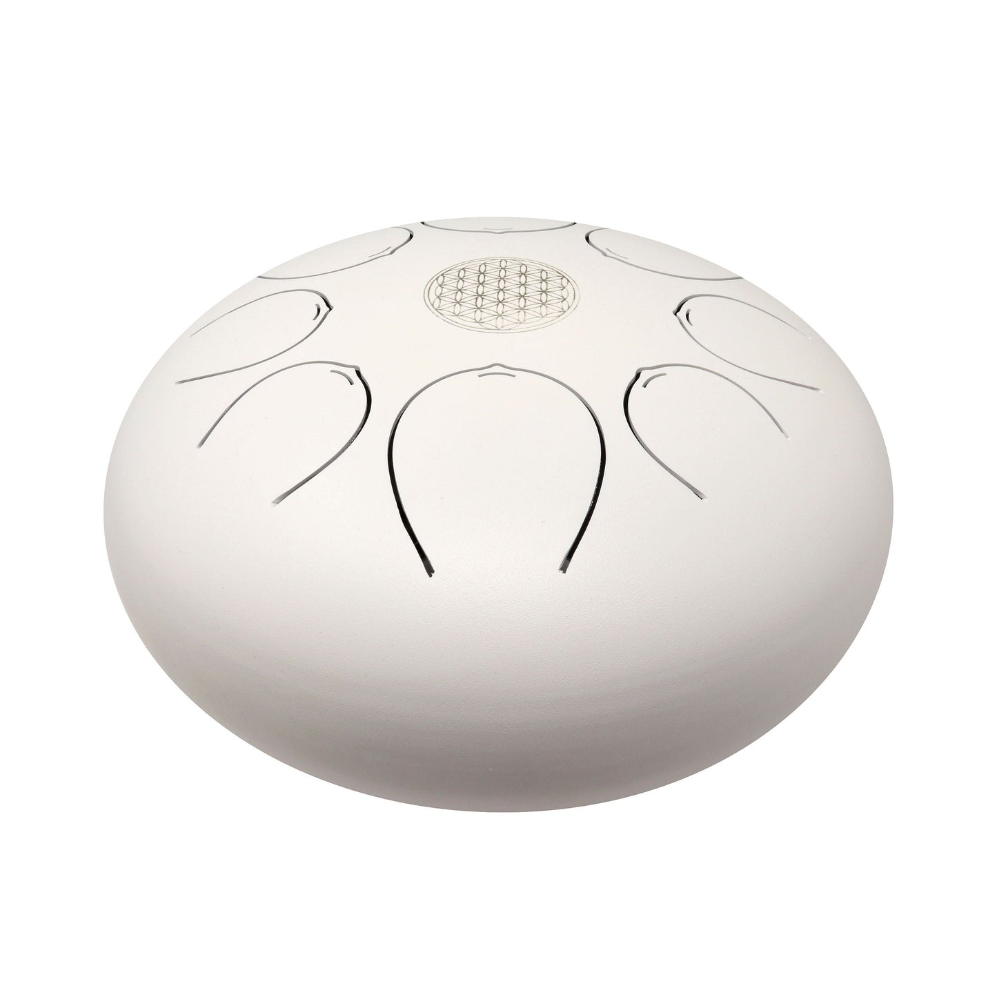 30cm Pentatonic Steel Singing Drum - White