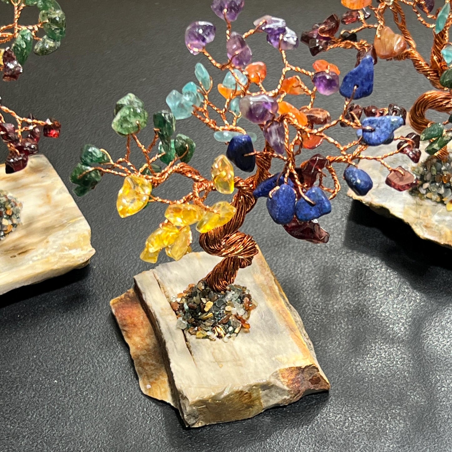Rainbow Crystal Bonsai Tree - $Money Tree$
