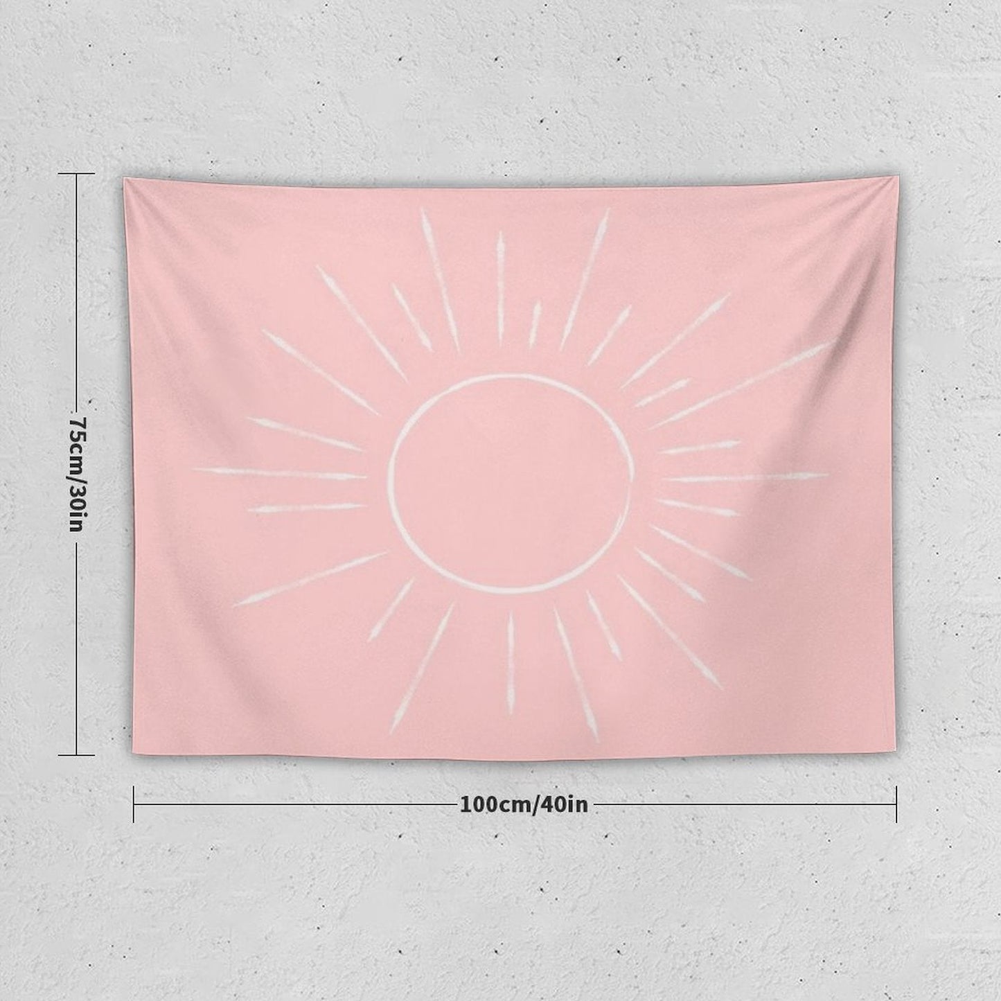 Sunshine on My Mind Pink Tapestry