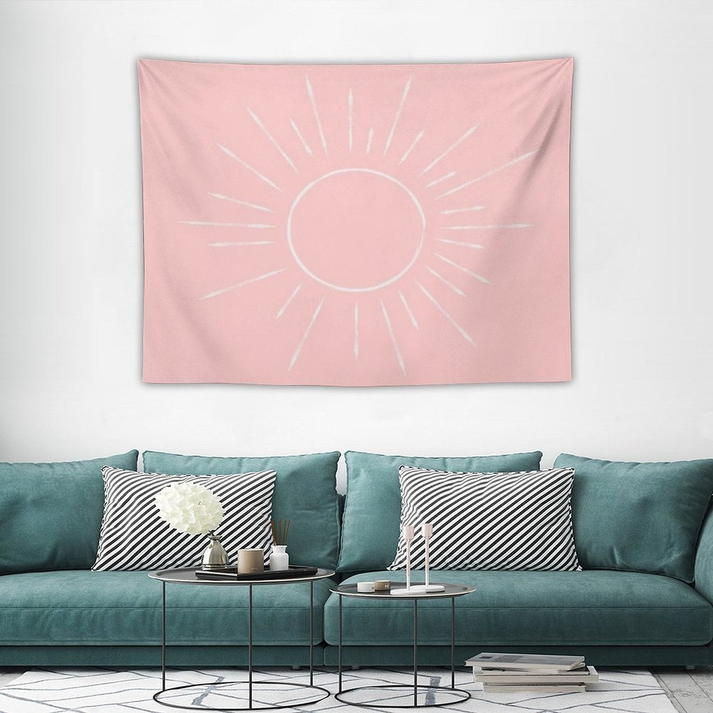 Sunshine on My Mind Pink Tapestry