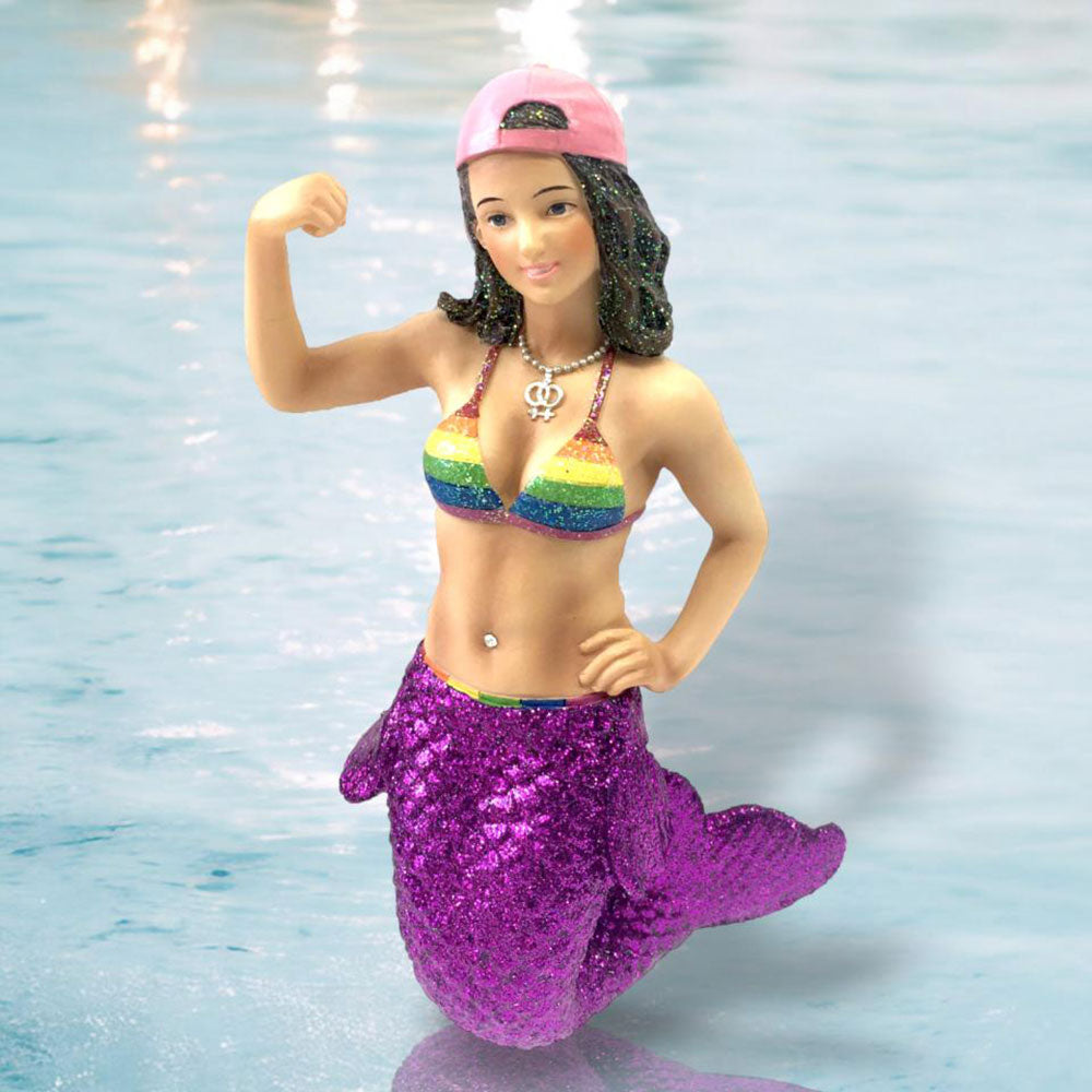 Lesbian Mermaid Ornament by December Diamonds