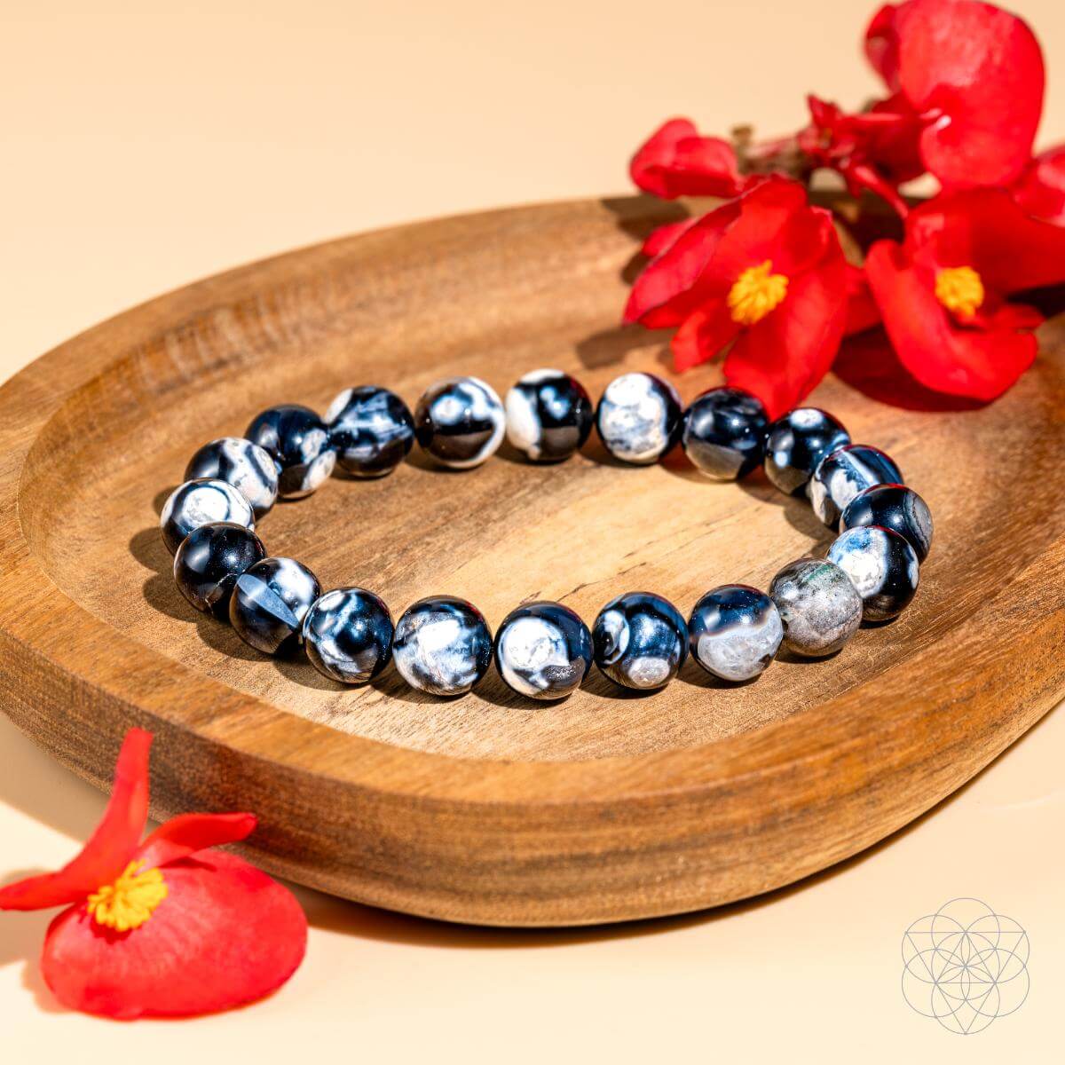 Orca Agate Bracelet