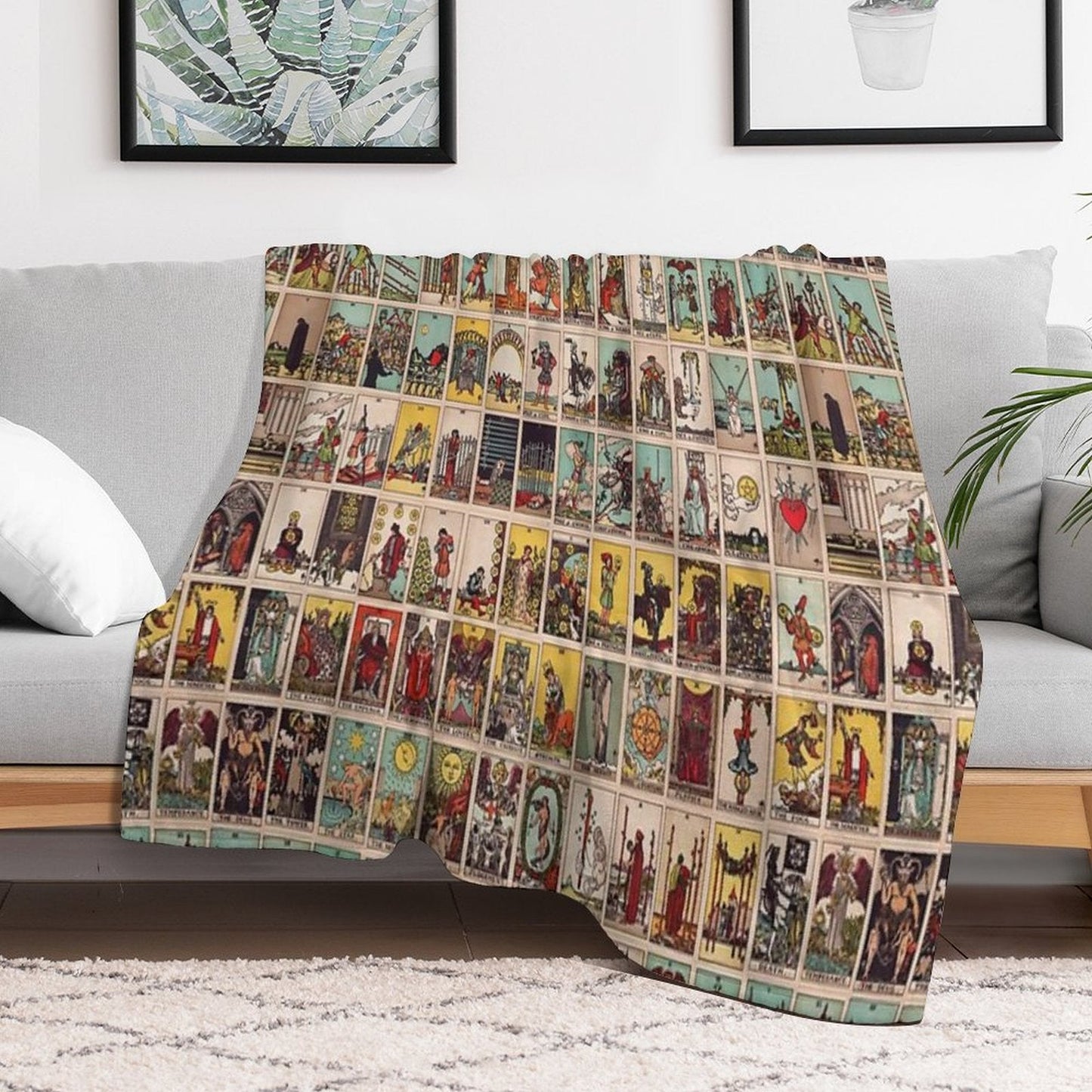 Tarot Deck Throw Blanket