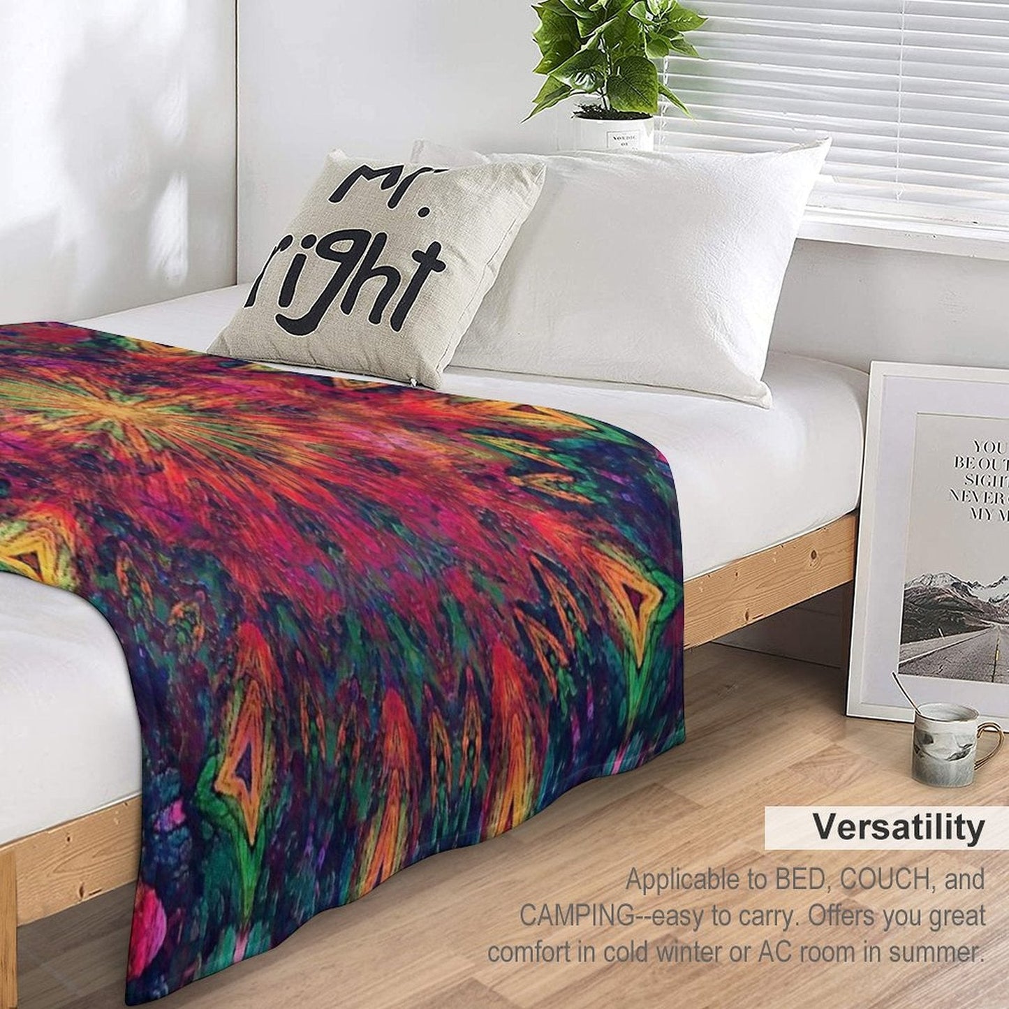 Mandala Love Throw Blanket