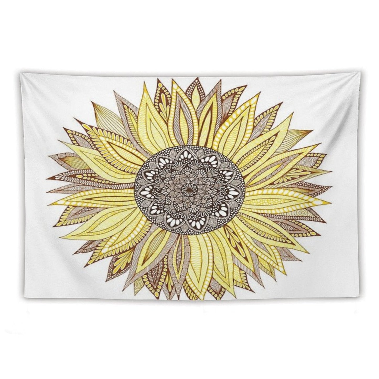Sunflower Mandala Tapestry