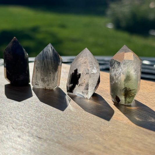 Garden Quartz Points | Lodolite Crystal Towers| Dreamscape Quartz | Scenic Inclusion Quartz