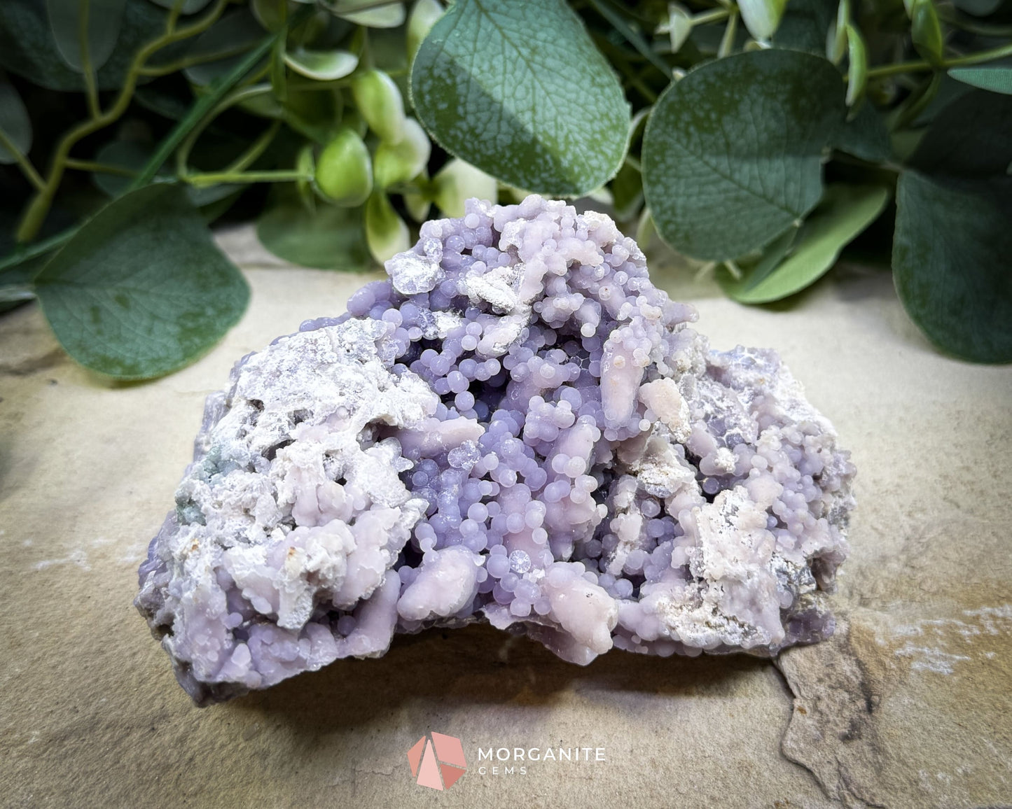 Grape Agate Cluster Specimen 544g – Extra Large Purple Botryoidal Chalcedony for Display & Spiritual Healing