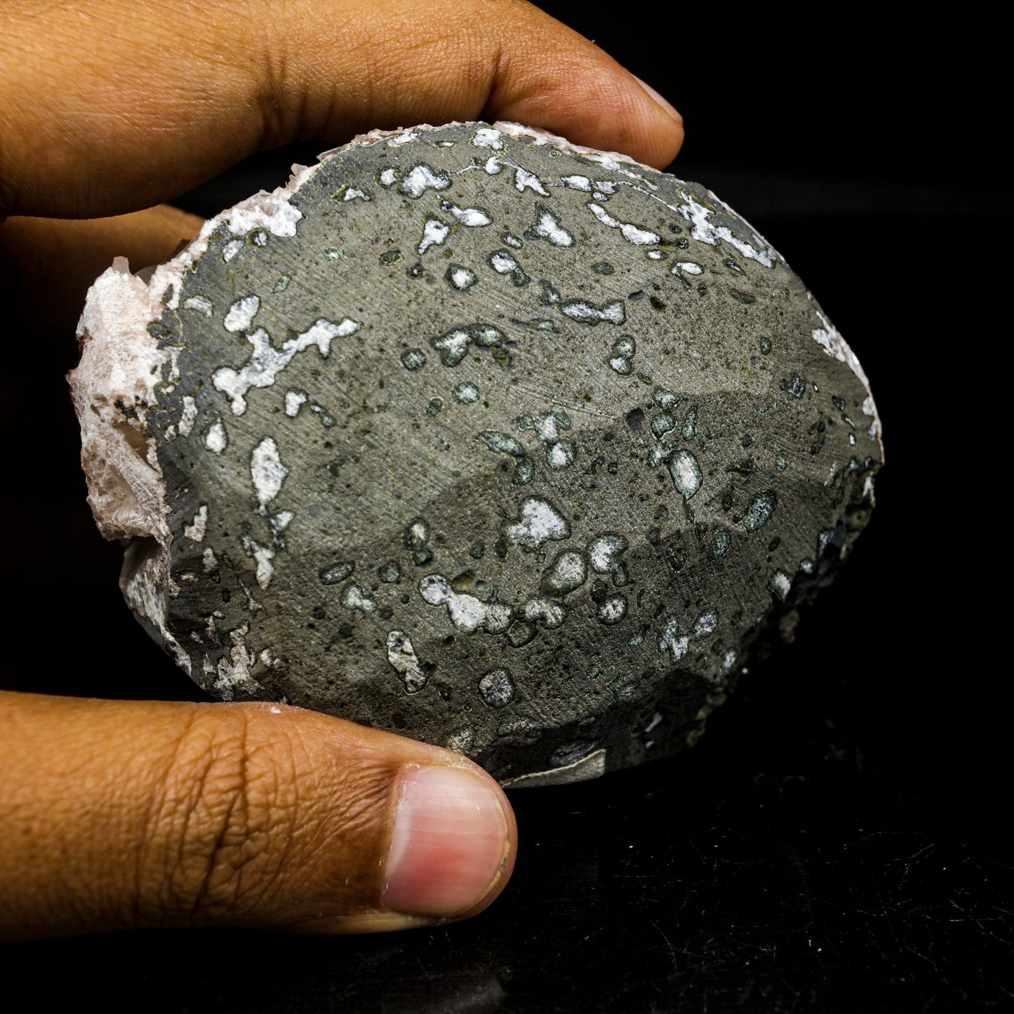 Green Apophyllite With Stilbite Natural Mineral Specimen # B 7057