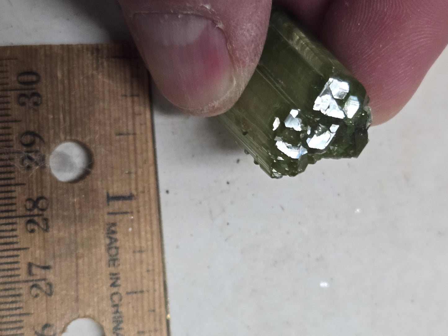 Green Tourmaline Crystal – Natural Specimen from Afghanistan