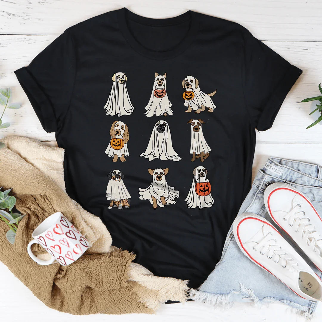 Halloween Ghost Dogs - tshirt