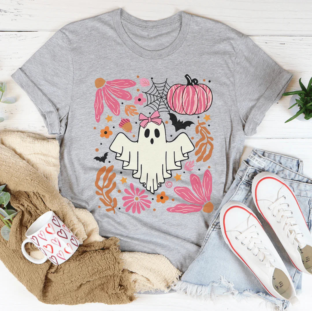 Halloween Pink Ghost - tshirt