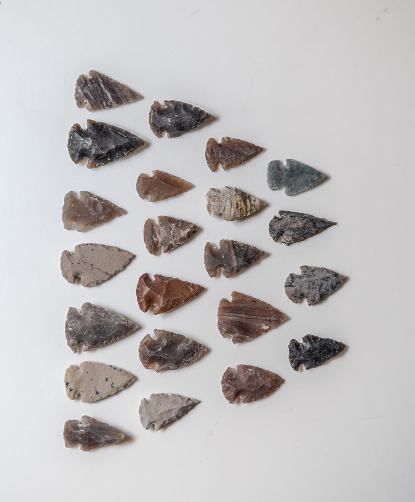 Handcrafted Stone Arrowheads – Natural Tools for Ritual, Decor & Healing