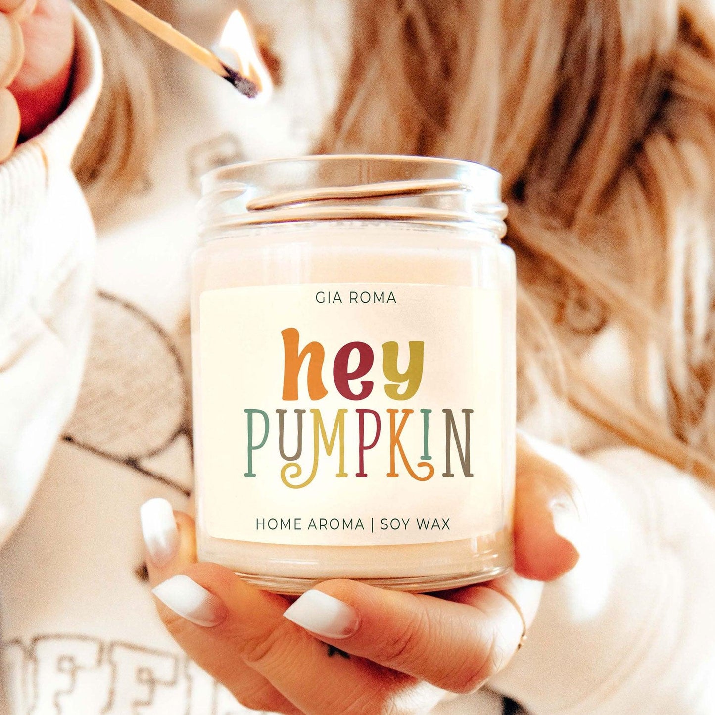 Baked Pumpkin Candle