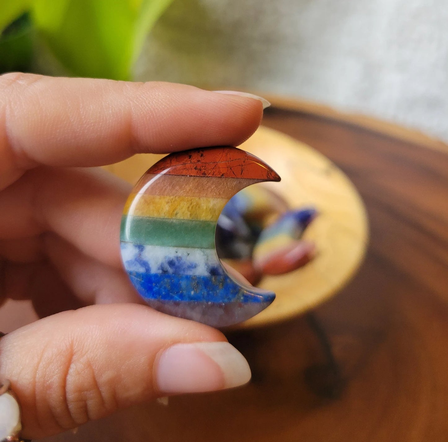 Crystal Carved Moons