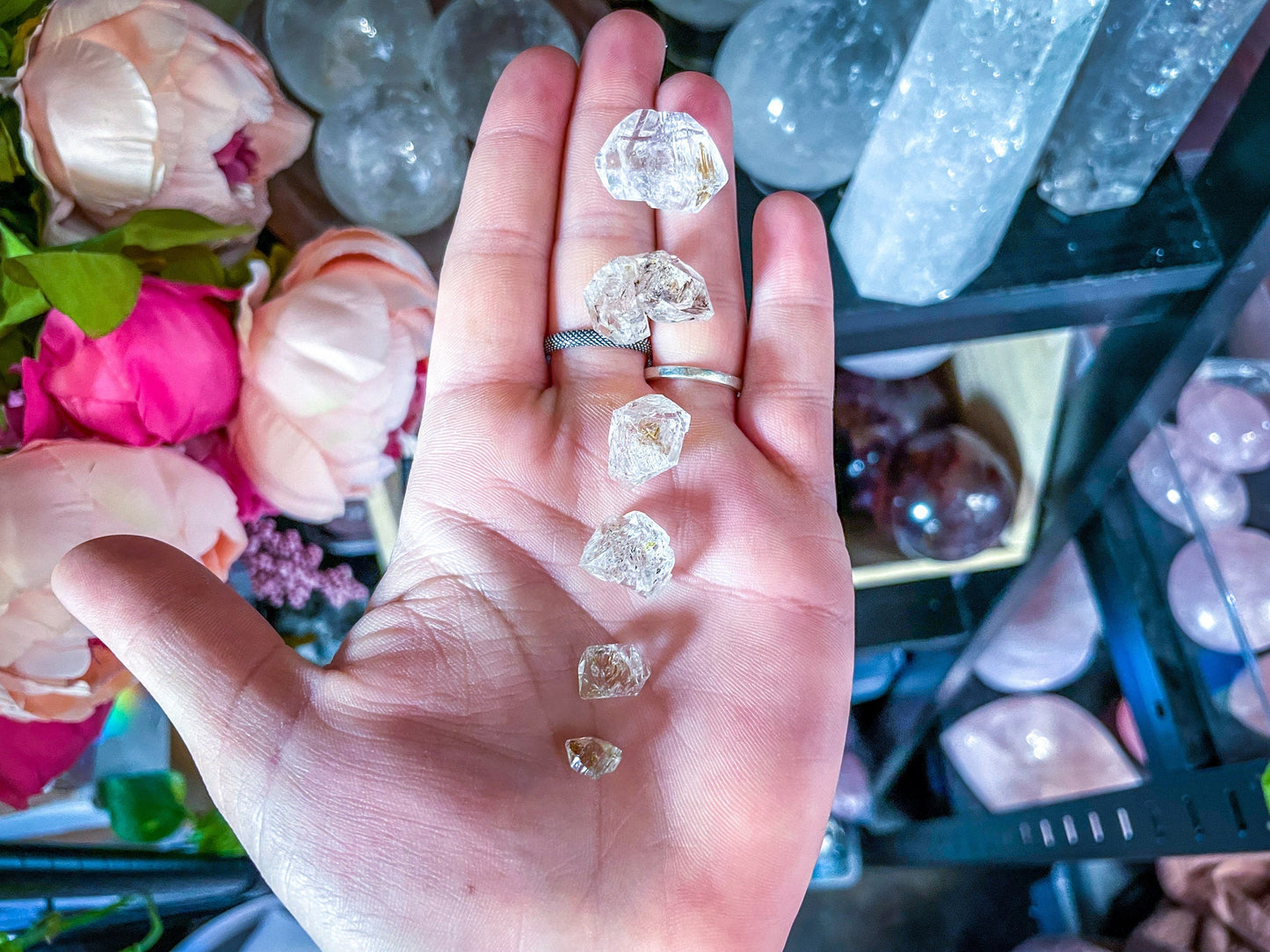 RARE Golden Enhydro Quartz PETROLEUM QUARTZ