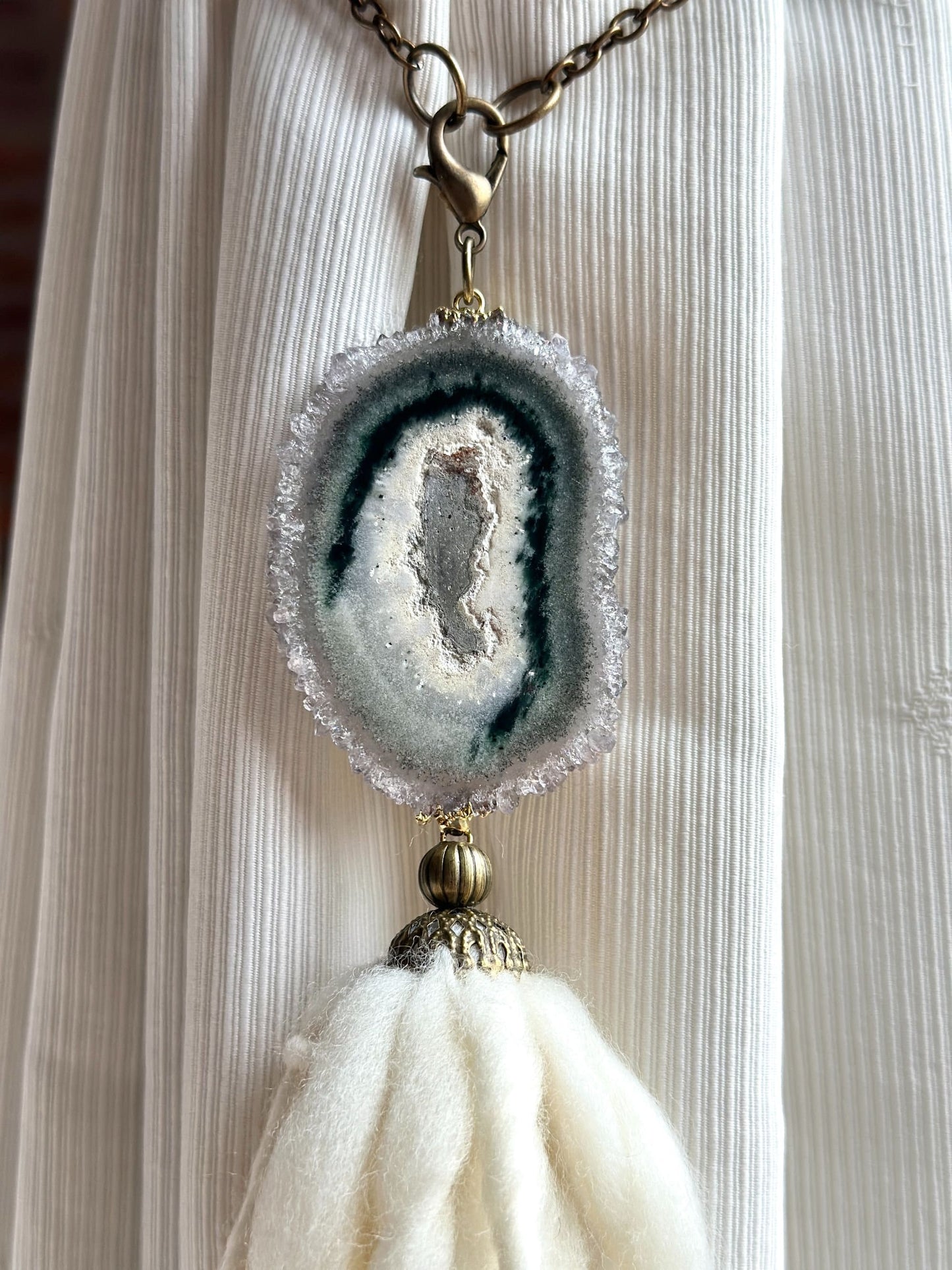 Crystal Curtain Tie Backs, Amethyst
