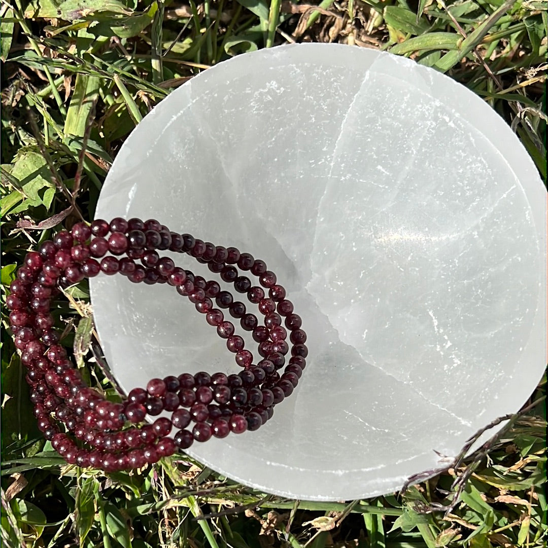 Red Garnet Stone bracelet - love & desire