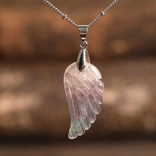 Angel Wing Crystal Necklace