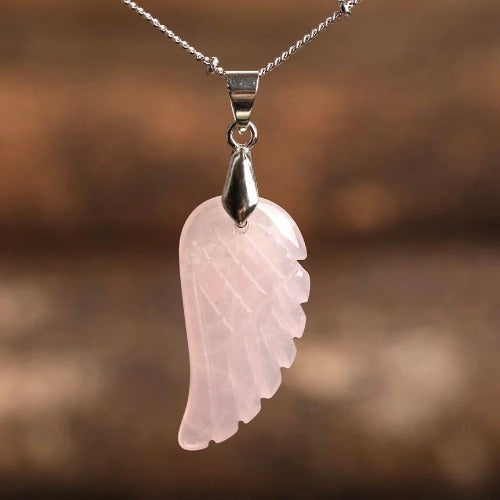 Angel Wing Crystal Necklace