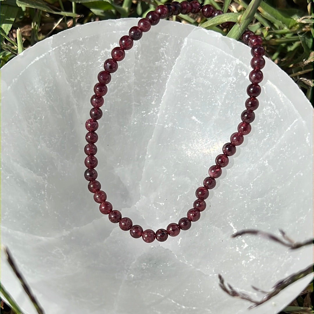 Red Garnet Stone bracelet - love & desire