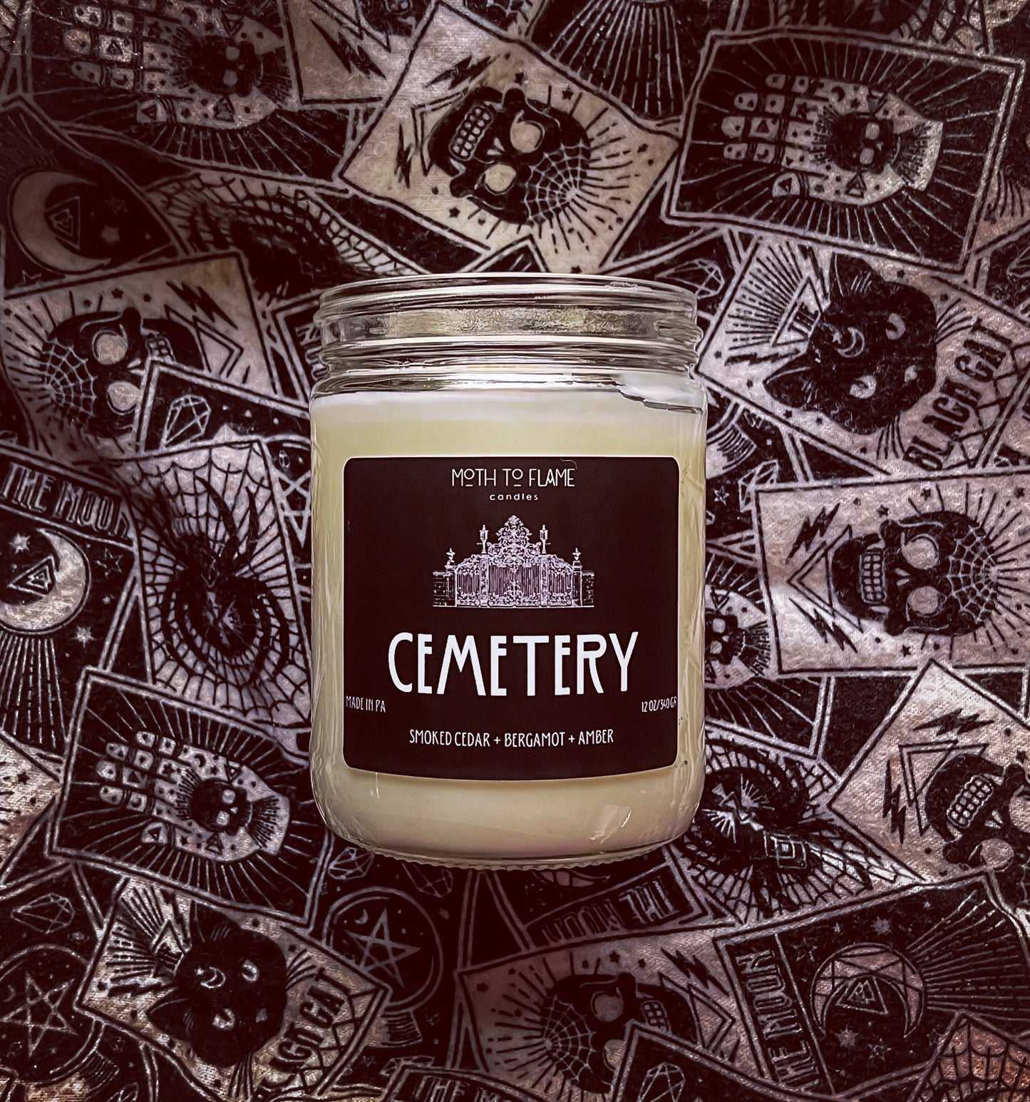 Cemetery – 7 oz - Cucumber, Rose, Patchouli, Moss, Black Pepper