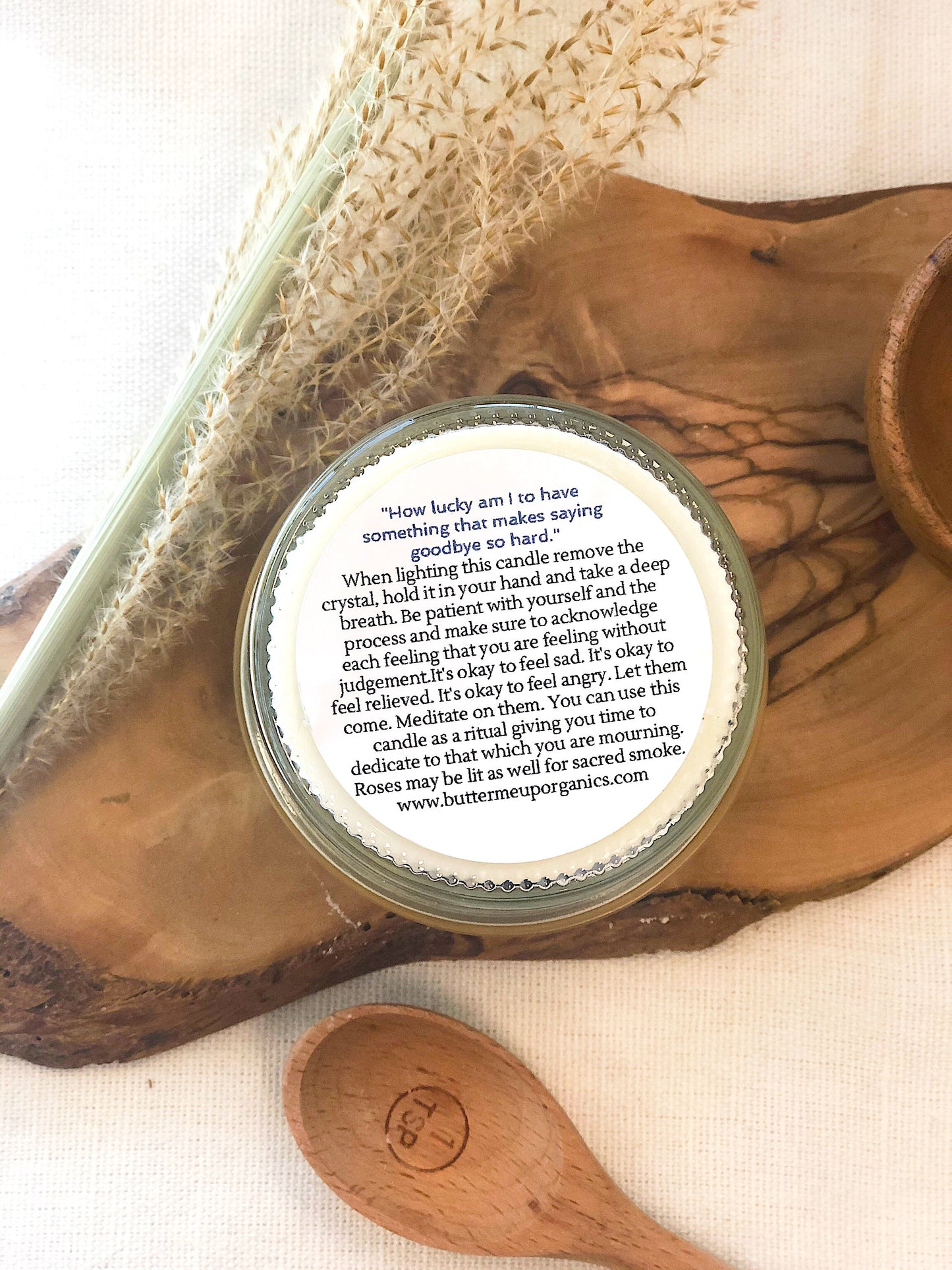 Grief Candle / Intention Candle