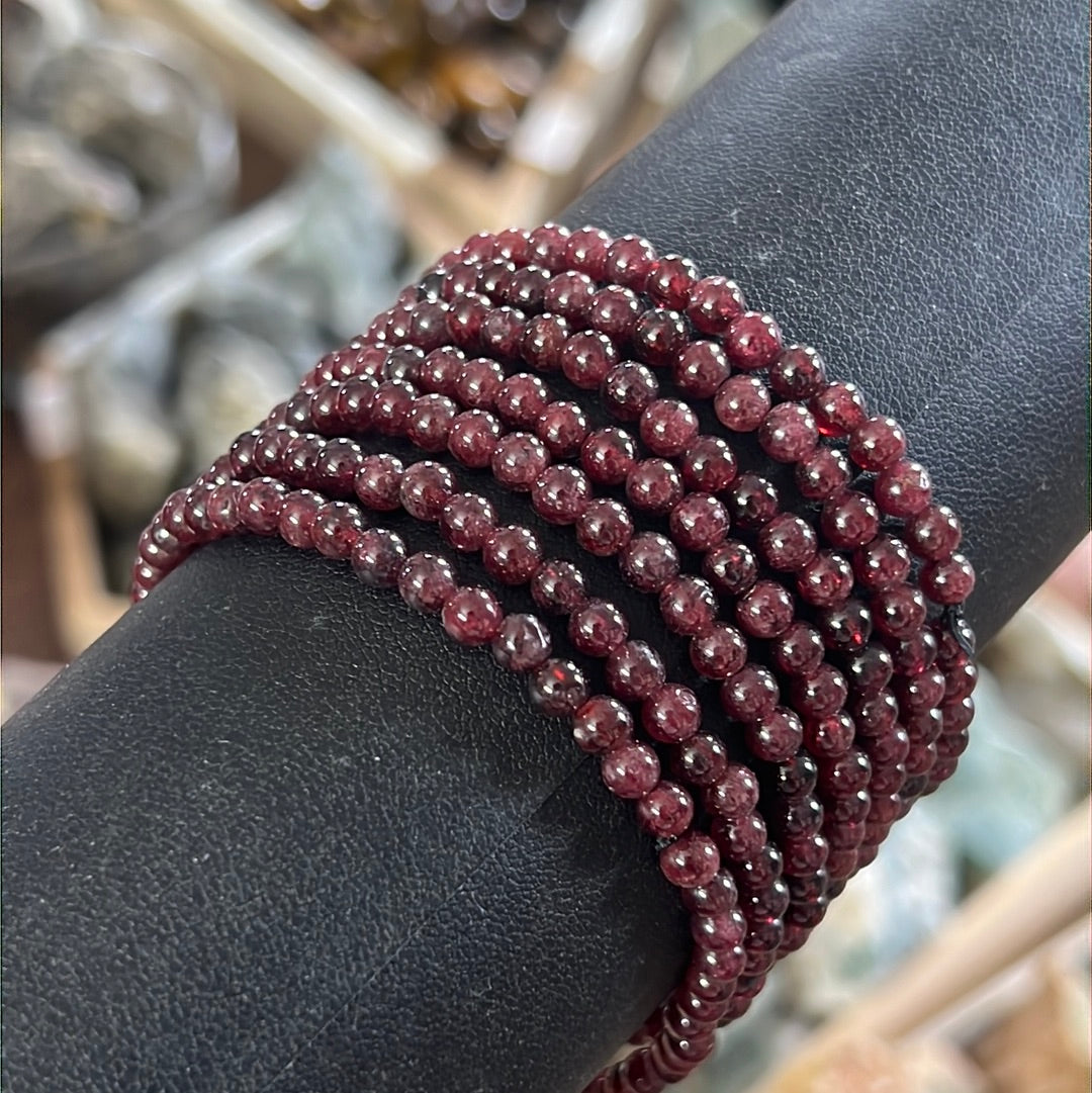 Red Garnet Stone bracelet - love & desire