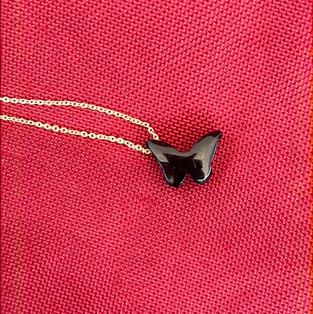 Butterfly Crystal necklace