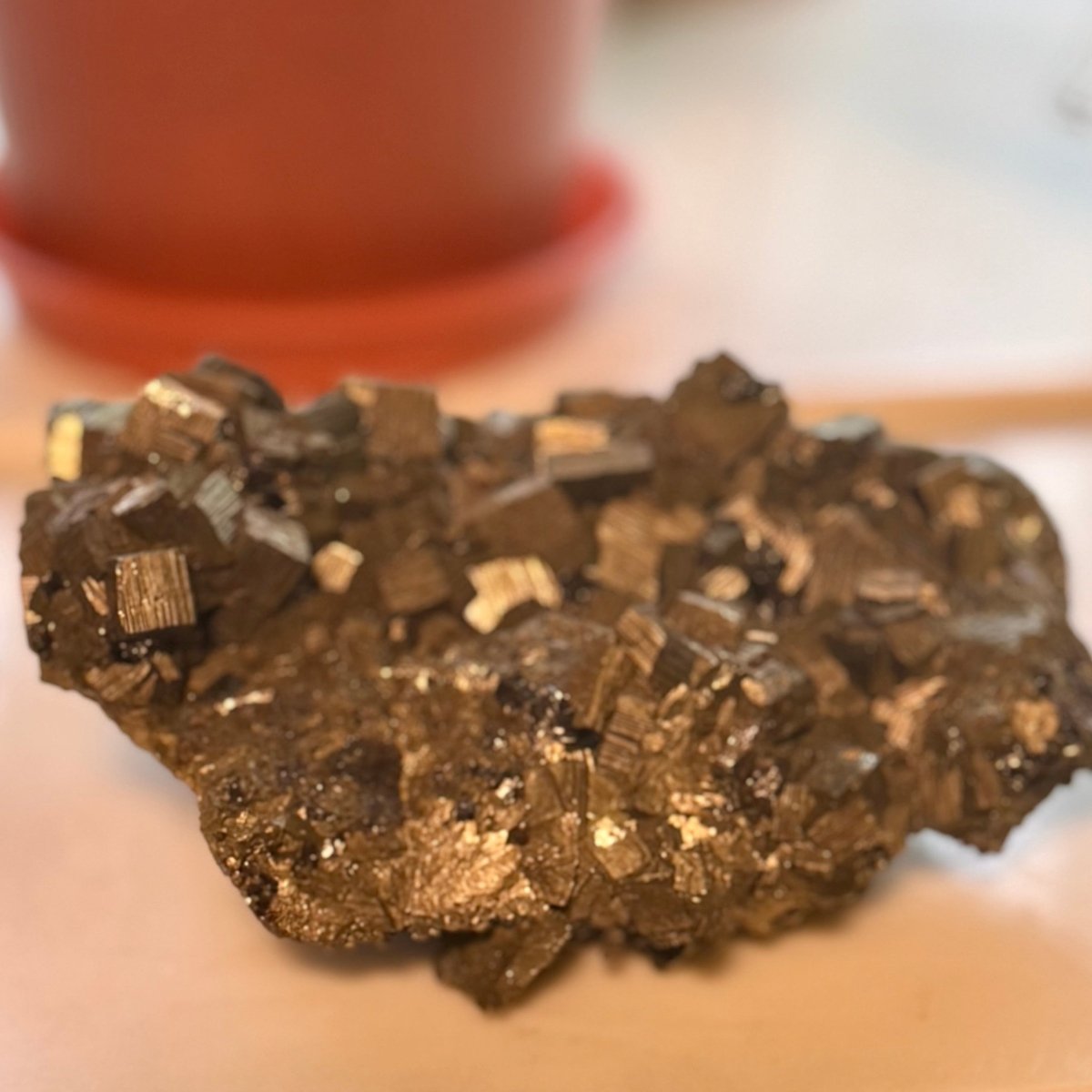 Large Natural Pyrite Cluster – Over 1 lb!