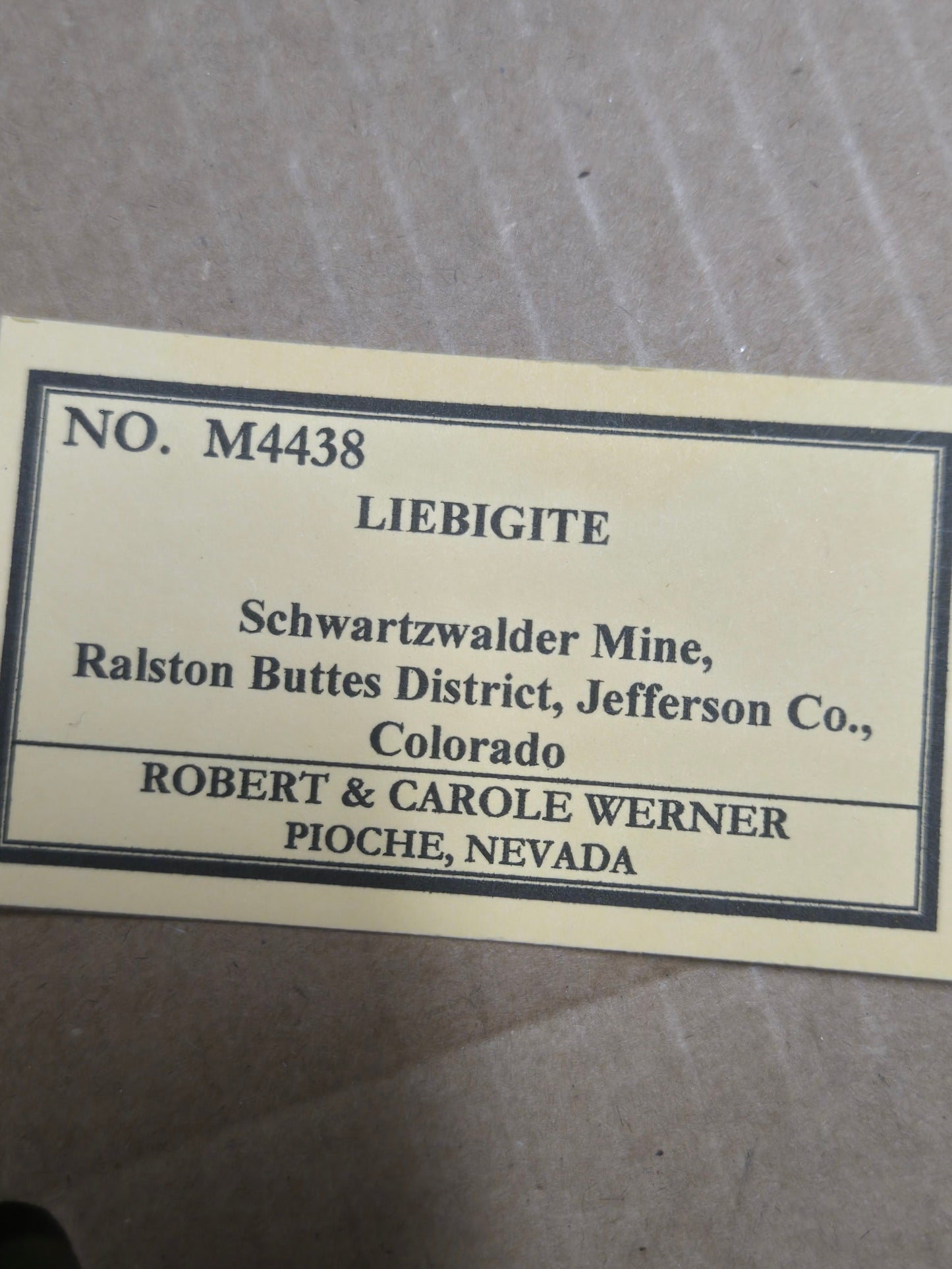 Liebigite
