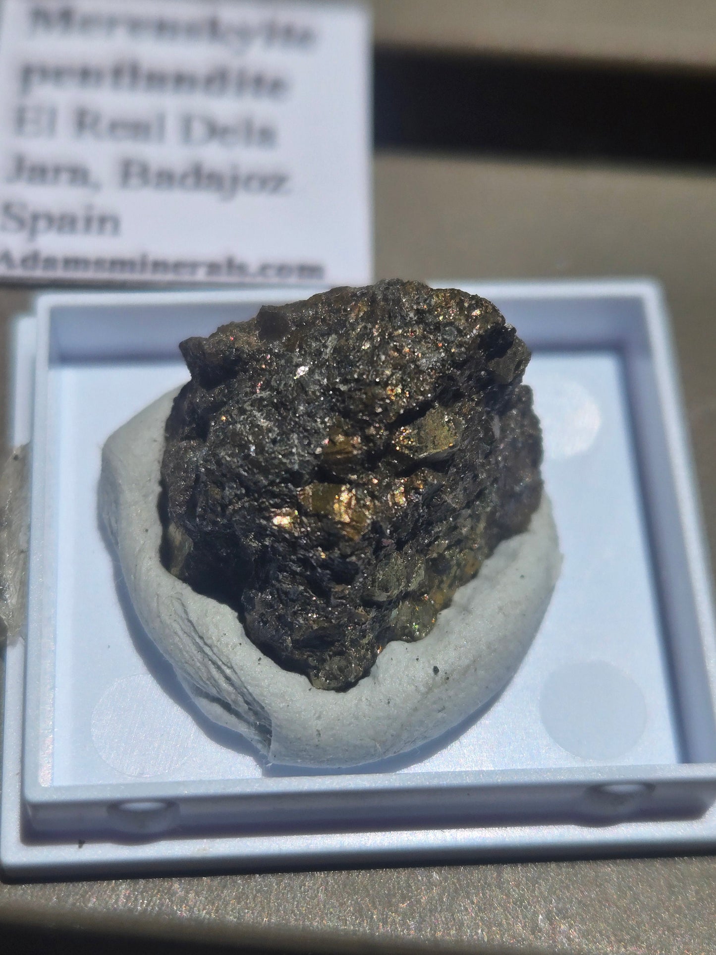 Merenskyite w pentlandite