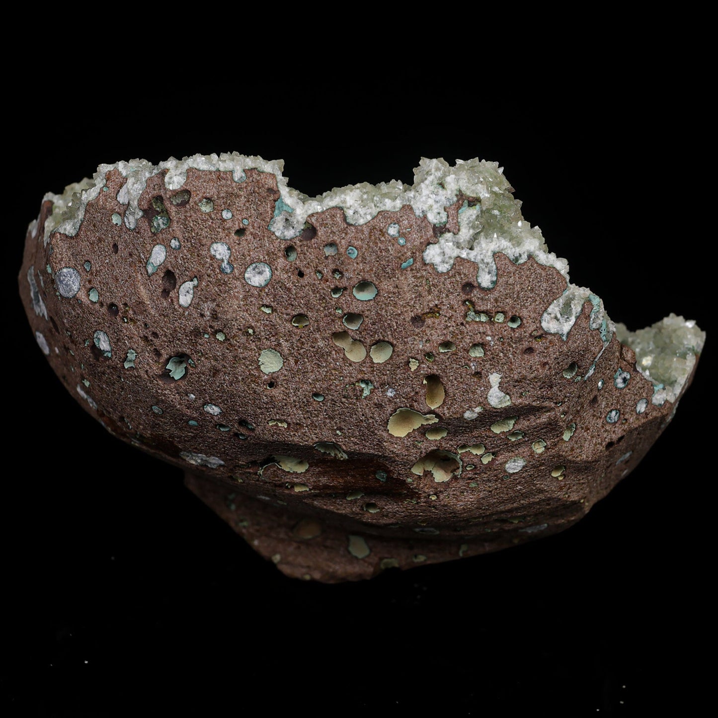 Mesolite with Heulandite Natural Mineral Specimen # B 7030