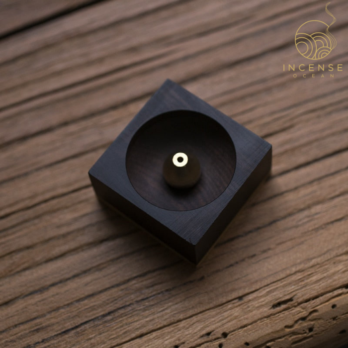 Minimalist Black Incense Holder