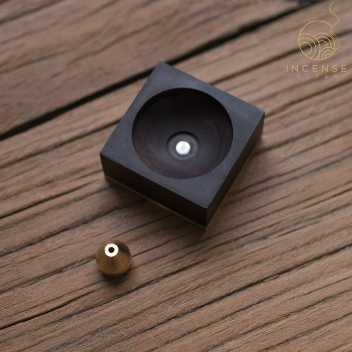 Minimalist Black Incense Holder