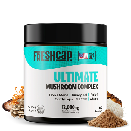 Ultimate Mushroom Complex Powder – 6 Mushroom Blend for Wellness