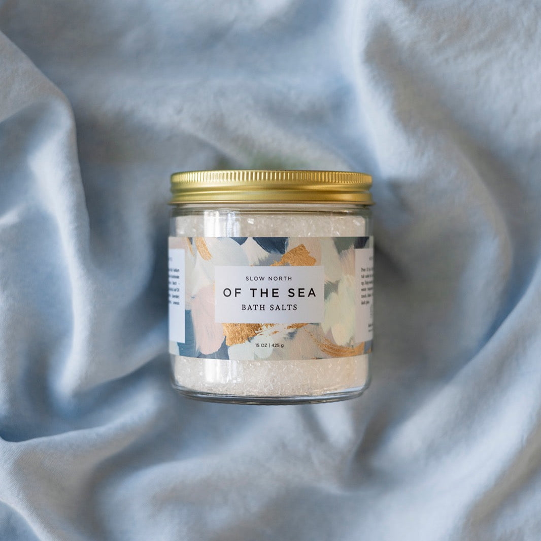 Of The Sea Bath Salts (15oz) Eucalyptus, Lavender, Peppermint