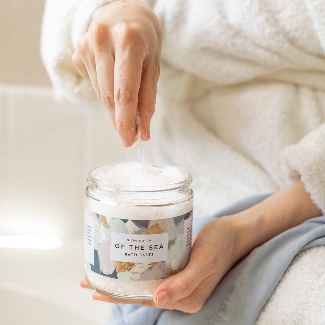 Of The Sea Bath Salts (15oz) Eucalyptus, Lavender, Peppermint