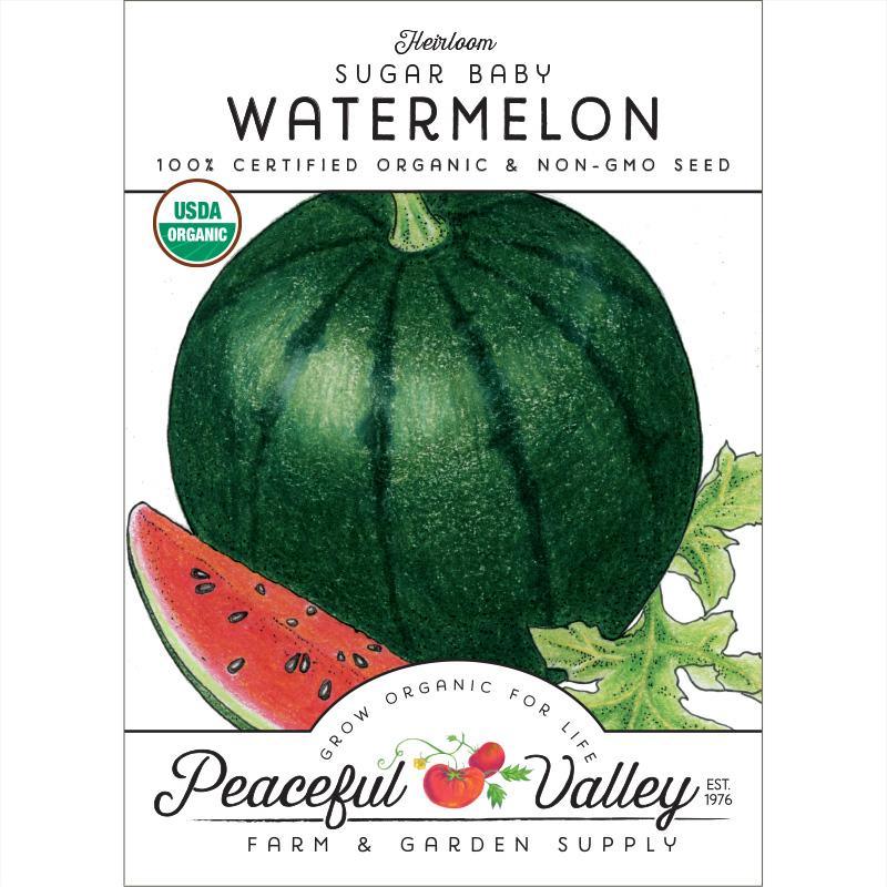 Watermelon Seeds (Organic), Sugar Baby