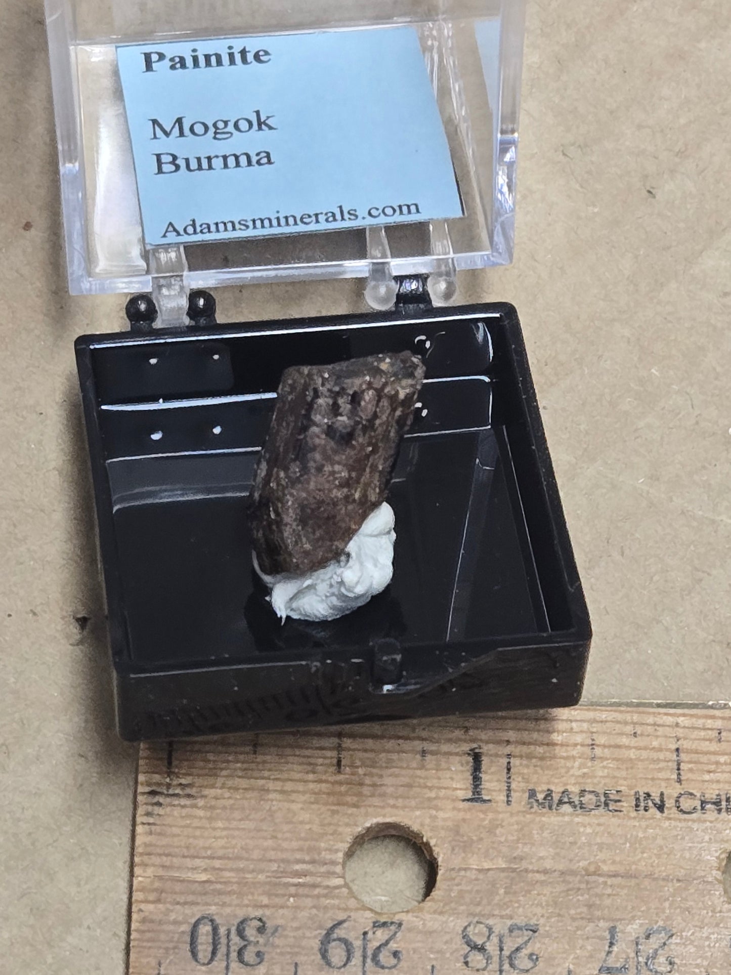 Painite crystal