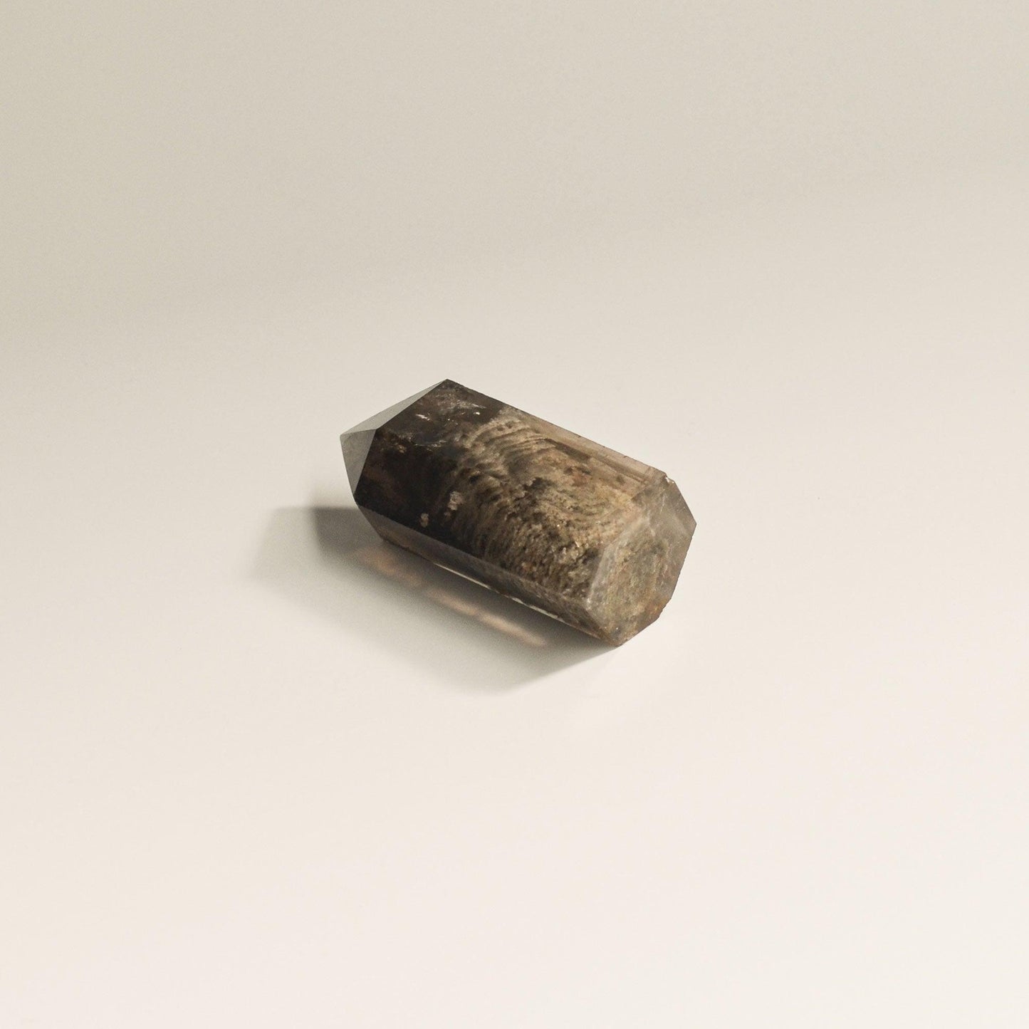 Hematite Phantom Quartz Crystal Tower | Short