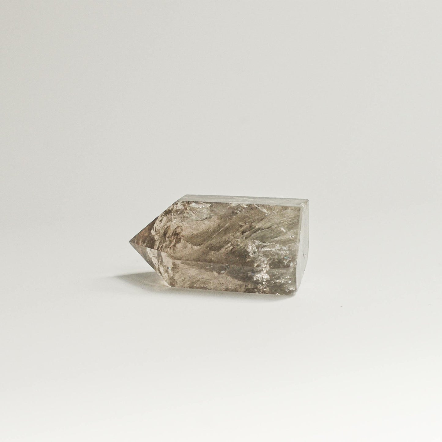 Grey Phantom Quartz Crystal Tower