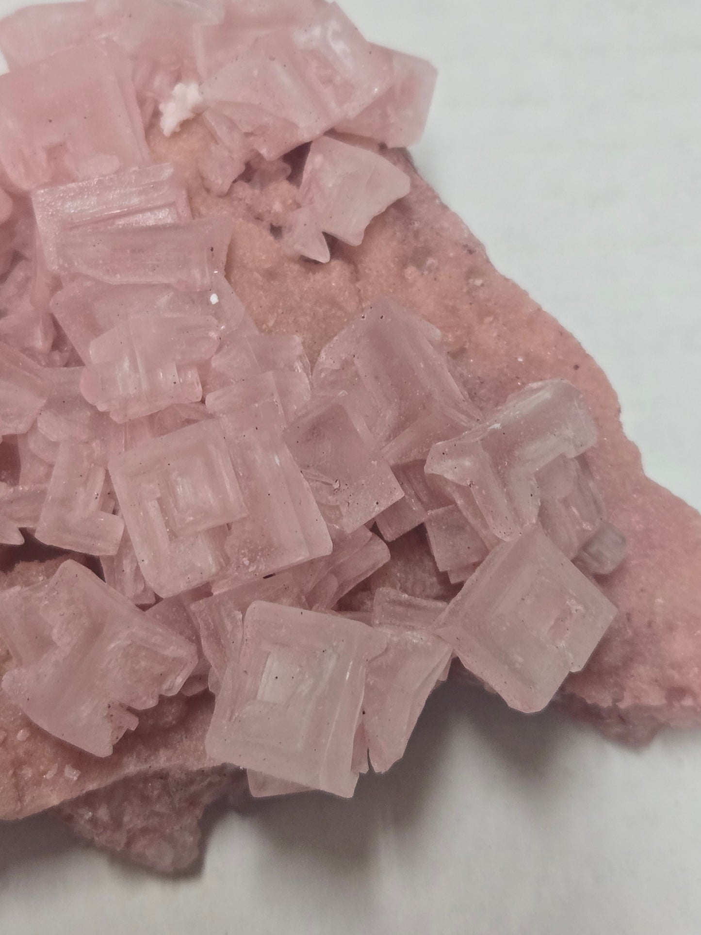 Pink Halite – Natural Crystal Specimen from California